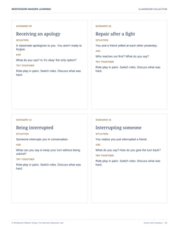 Grace and Courtesy: A Culturally Responsive Scenario Deck sample 3