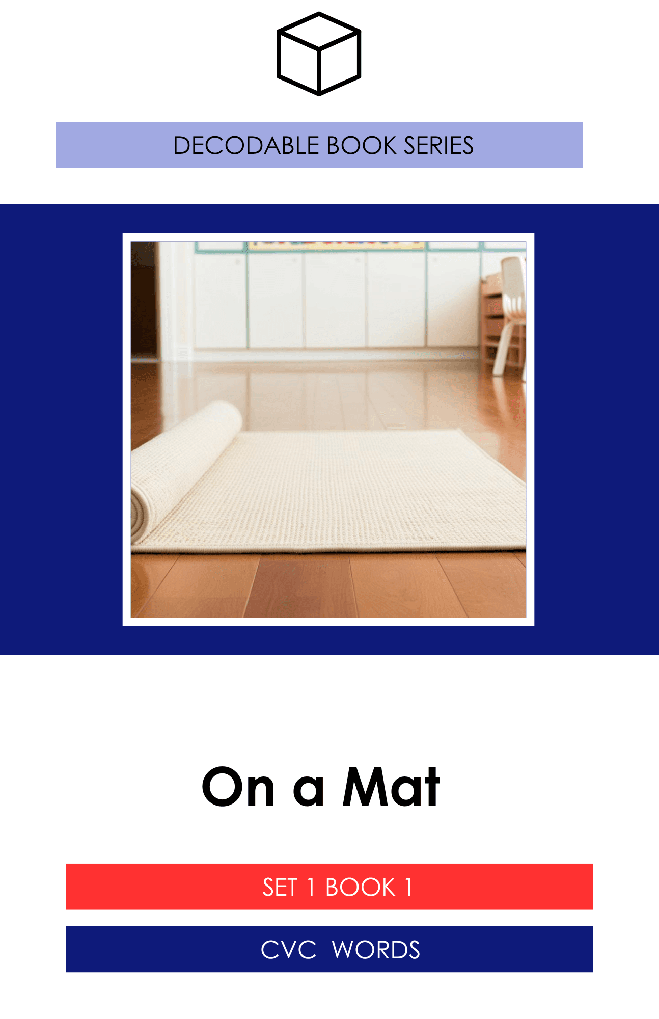 Decodable book: On a Mat, Set 1 CVC words