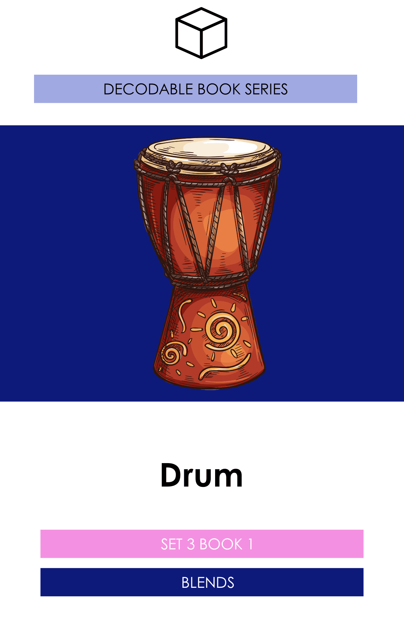Decodable book: Drum, Set 3 blends